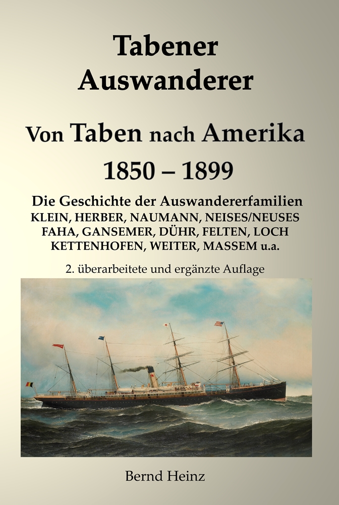 Tabener Auswanderer - Von Taben nach Amerika - Buch