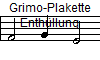 Grimo-Plakette
Enth�llung