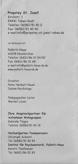 Propstey St.Josef Kinder- und Jugendhilfe